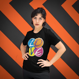 Cool text t-shirt - Love T-shirt - Premium inspirational unisex t-shirt design model