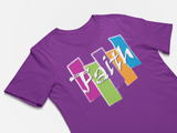 Christian t-shirt - Faith T-shirt - Premium women t-shirt purple