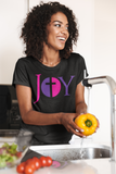 Motivational message t-shirt - Joy T-shirt - Premium bold t-shirt design model