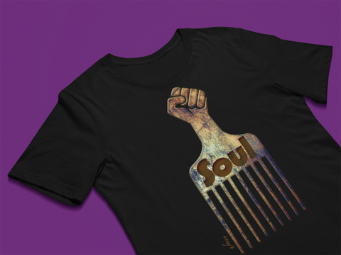 Soul Afro Pick T-shirt