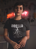 Rooted in Faith Inspirational Christian T-shirt